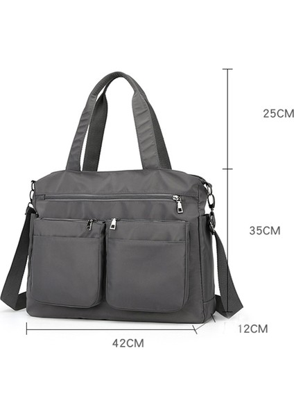 Yeni Bayanlar Moda Su Geçirmez Naylon Rahat Omuz Çantası Mumya Büyük Kapasiteli Taşınabilir Messenger Lacivert (Yurt Dışından) fiyatları