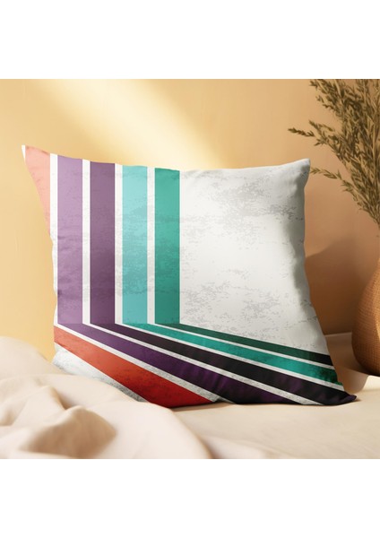 Çizgisel Tasarımlı 4'lü Yastık Içi ve Kırlent Kılıfı 45CM 113839 modelleri