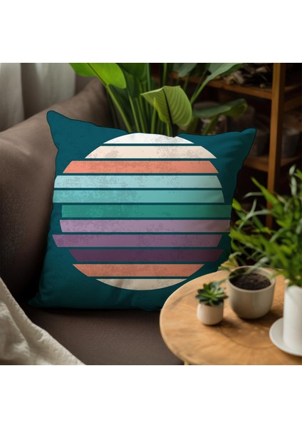 Çizgisel Tasarımlı 4'lü Yastık Içi ve Kırlent Kılıfı 45CM 113839 fırsatları