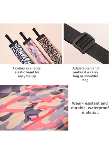 Yeniden Kullanılabilir Bakkal Çantaları Bakkaliye Için Katlanabilir Alışveriş Çantası Su Geçirmez Plaj Çantası (Leopar) (Yurt Dışından) fırsatları