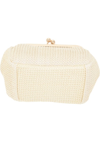 Küçük Crossbody Boho Çanta Kadınlar Için Akşam Debriyaj Çile Bayan Çanta Kadın Saman Plaj Rattan Messenger Çanta (Haki) (Yurt Dışından) fırsatları