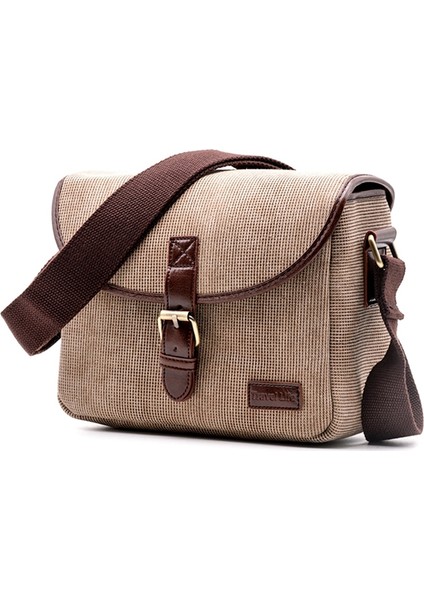 Retro Fotoğraf Kamera Çantası Kılıf Kapak 200D 77D 7d 80D 800D 1300D 6d 70D 760D 750D 700D 600D 100D 1200D 1100D SX540 (Haki) (Yurt Dışından)