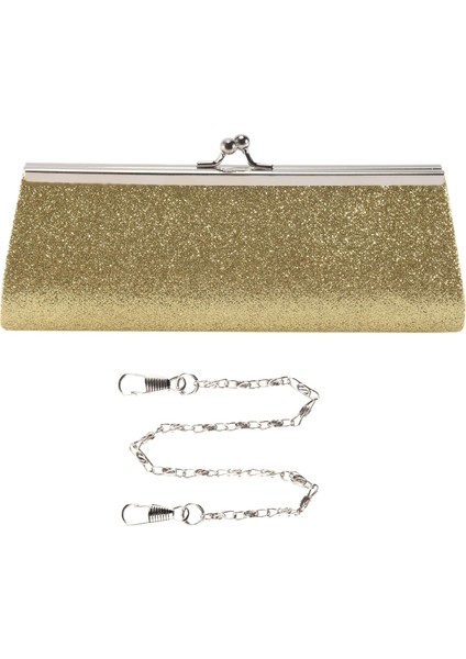 Kadın Glitter Debriyaj Çanta Akşam Parti Düğün Ziyafet Çanta Omuz Çantası (Altın) (Yurt Dışından) fiyatları