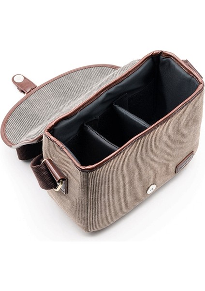 Retro Fotoğraf Kamera Çantası Kılıf Kapak 200D 77D 7d 80D 800D 1300D 6d 70D 760D 750D 700D 600D 100D 1200D 1100D SX540 (Haki) (Yurt Dışından) modelleri