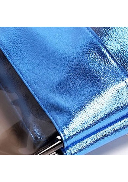 Moda Şeffaf Çanta Pvc Su Geçirmez Çanta Omuz Messenger Pu Çocuk Paketi (Altın) (Yurt Dışından) modelleri