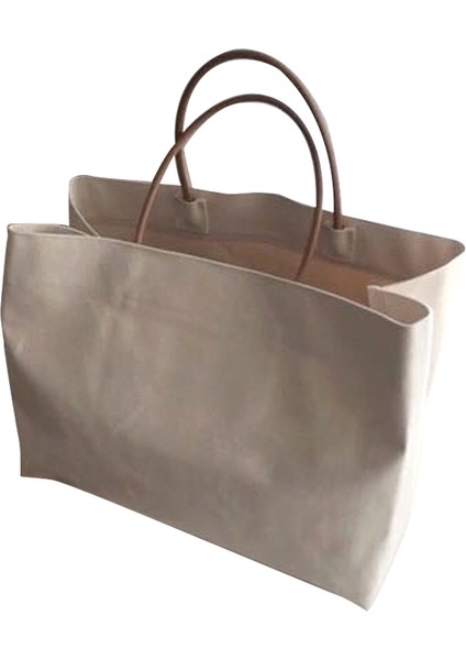 Kadın Yaz Hawaii Plaj Çantaları Pozlama Basit Büyük Kapasiteli Çanta Bayan Kore Versiyonu (37X26X15CM) (Yurt Dışından)