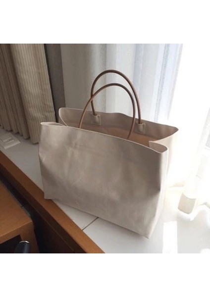 Kadın Yaz Hawaii Plaj Çantaları Pozlama Basit Büyük Kapasiteli Çanta Bayan Kore Versiyonu (37X26X15CM) (Yurt Dışından) fiyatları