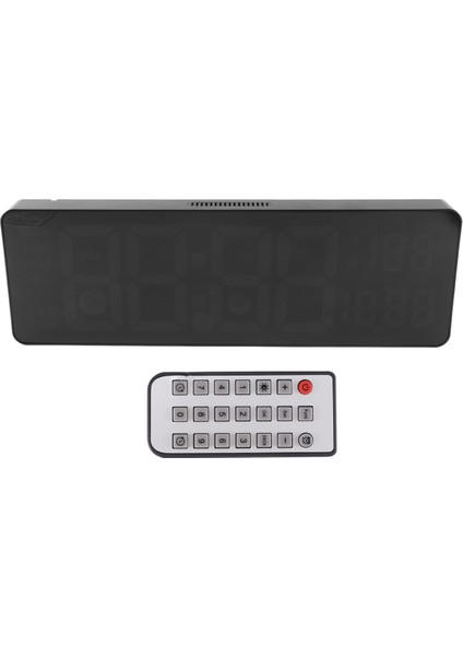 Gui Xulian Dijital Duvar Saati Göstergesi, Duvar Saatleri, Turuncu Için Uzaktan Kumandalı Modern LED Dijital Saat (Yurt Dışından)