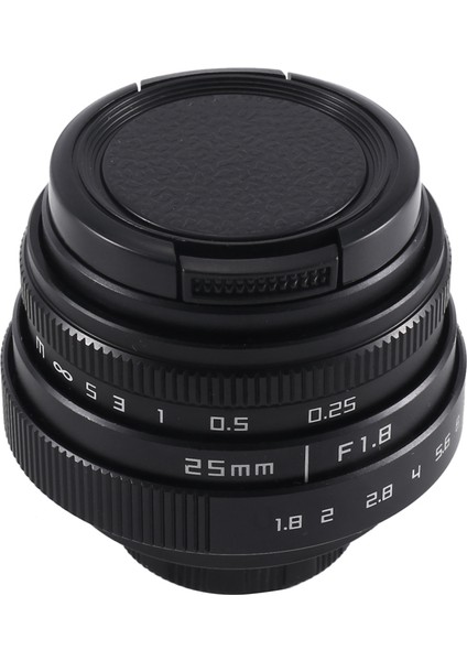 Gui Xulian 25MM F1.8 -C Televizyon Tv Lensi/cctv Lensi Için 16MM C Montajlı Kamera Manuel Odaklama Prime Lens-A (Yurt Dışından)