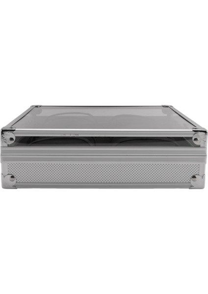 Kullanışlı Alüminyum Saatler Kutusu 12 Izgara Yuvaları Takı Ekran Depolama Kare Kasa Süet Iç Dikdörtgen Saat Tutucu (Yurt Dışından) modelleri