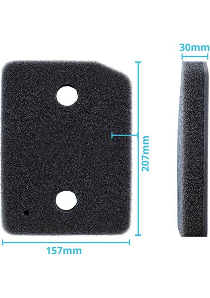 【gui XULIAN】10X Çamaşır Kurutma Makinesi Köpük Filtre 9164761 Kurutucu Için Isı Pompası Kurutucu, Sünger Filtre Mat Yoğunlaştırılmış Kurutucu Tüysüz Filtre (Yurt Dışından)