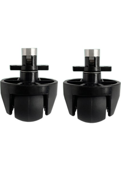 Gui Xulian 2 Adet Seyahat Tekerleği J1/j2 Robotlu Süpürge Yedek Parçalar 5 Vida Delikleri Standı ile Evrensel Tekerlek (Yurt Dışından)