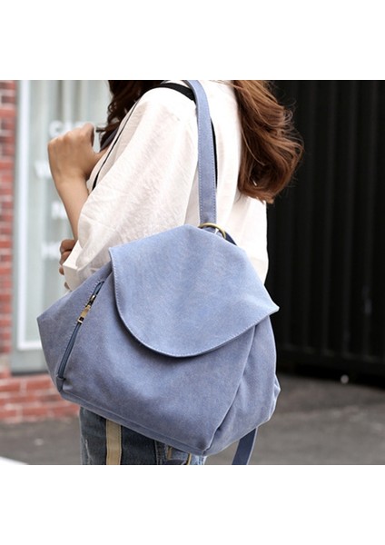 Basit Stil Sırt Çantası Kadın Sırt Çantası Eğlence Öğrenci Siyah (Yurt Dışından) fiyatları