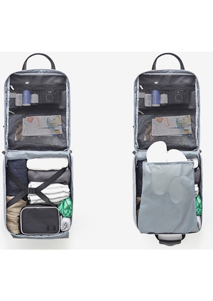 Su Geçirmez Sırt Çantası Açık Seyahat Çok Fonksiyonlu Kısa Yolculuk Siyah (Yurt Dışından) modelleri