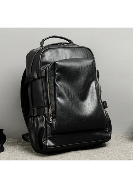 Erkekler Seyahat Eğlence Sırt Çantaları Retro Rahat Çanta Okul Çantaları Genç Siyah (Yurt Dışından) modelleri