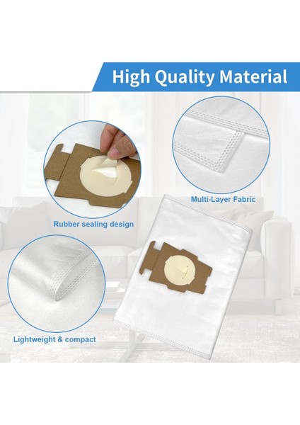 Gui Xulian 204811 204814, Sentria, Avalir, Ultimate G Serisi Model Için 1 Kayışlı 8'li Paket Vakum Torbası Değişimi (Yurt Dışından) modelleri