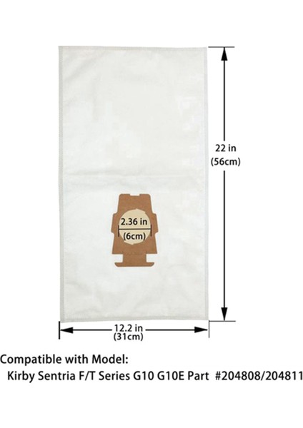 Gui Xulian 204811 204814, Sentria, Avalir, Ultimate G Serisi Model Için 1 Kayışlı 8'li Paket Vakum Torbası Değişimi (Yurt Dışından) fırsatları