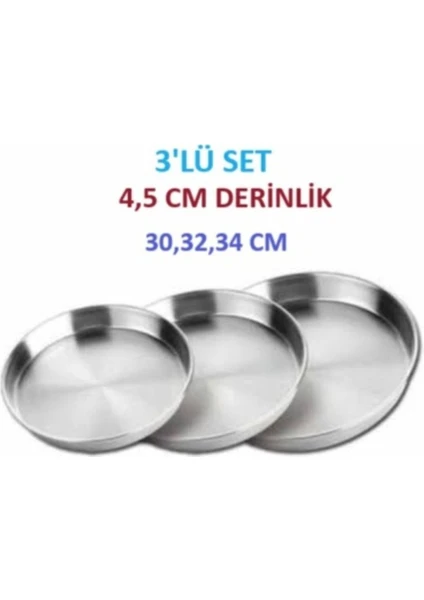 Özyetişen Metal Alüminyum Fırın Tepsi 30-32-34