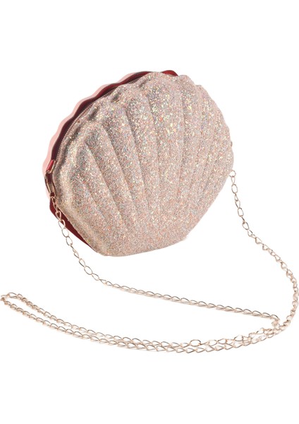 Kadın Kızlar Küçük Denizkızı Deniz Kabuğu Çanta-Vücut Omuz Çantaları Glitter Payetler Zincir Akşam Çanta, Pembe (Yurt Dışından) fiyatları