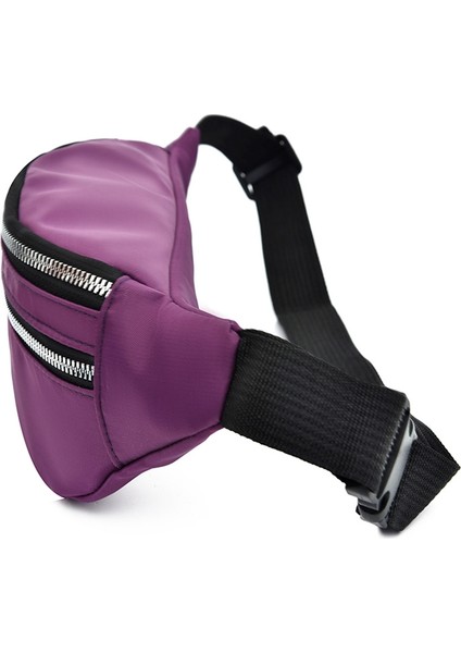 Kadınlar Için Fanny Paketi Su Geçirmez Bel Çantaları Bayanlar Moda Bel Çantası Seyahat Crossbody Göğüs Unisex Kalça Mor (Yurt Dışından) modelleri
