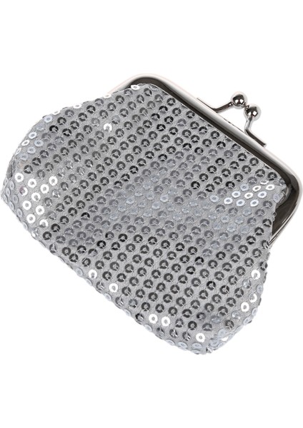 Kadın Payetler Madeni Para Çanta Toka Mini Cüzdan(Gümüş) (Yurt Dışından) fiyatları