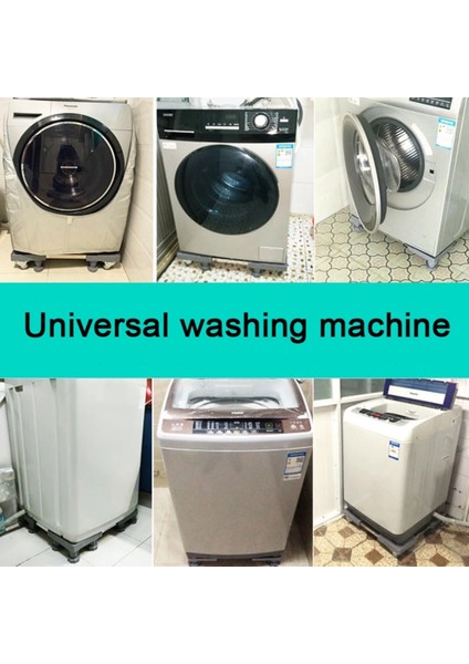 Çamaşır Makinesi Tutucu Evrensel Stand Buzdolabı Standı Hareketli Buzdolabı Tabanı Kurutma Makinesi Buzdolabı Için Ayarlanabilir Taban (Yurt Dışından)