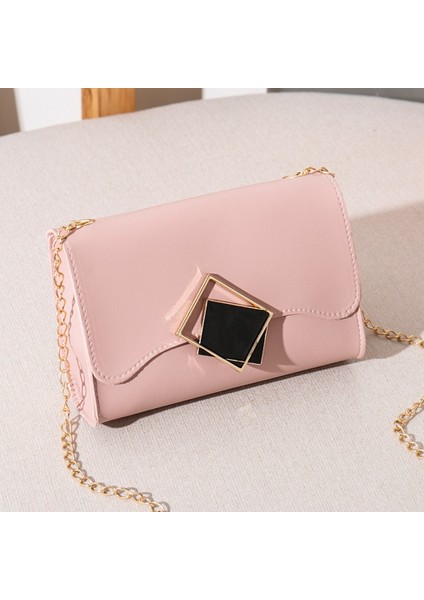 Moda Kare Toka Bayan Omuz Çantası Zincir Messenger Pu Deri Küçük Çanta (Yeşil) (Yurt Dışından) fırsatları
