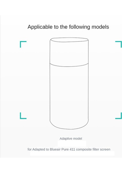 Gui Xulian Blue Pure 411/411+ ve 3210 Hava Temizleme Filtresi Için Kompozit Filtre Yedek Filtre (Yurt Dışından) fiyatları