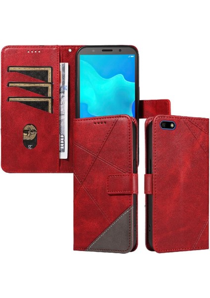 Huawei Y5 Başbakan 2018 Yüksek Kaliteli Deri Telefon Koruma Için Flip Case (Yurt Dışından)