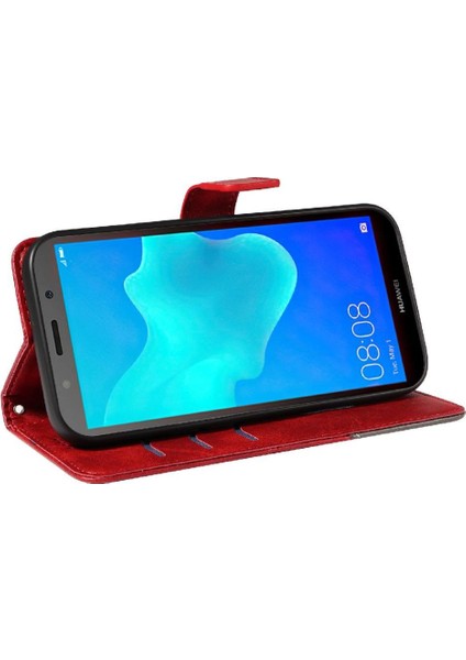 Huawei Y5 Başbakan 2018 Yüksek Kaliteli Deri Telefon Koruma Için Flip Case (Yurt Dışından)