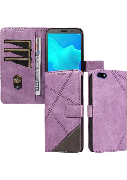 Huawei Y5 Başbakan 2018 Yüksek Kaliteli Deri Telefon Koruma Için Flip Case (Yurt Dışından)