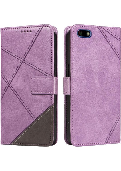 Huawei Y5 Başbakan 2018 Yüksek Kaliteli Deri Telefon Koruma Için Flip Case (Yurt Dışından)