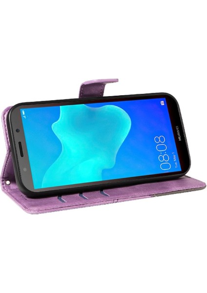 Huawei Y5 Başbakan 2018 Yüksek Kaliteli Deri Telefon Koruma Için Flip Case (Yurt Dışından)