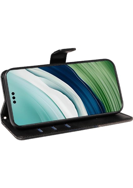 Huawei Mate 60 Pro Için Flip Case Deri Telefon Koruma Kılıfı ve Kart (Yurt Dışından)