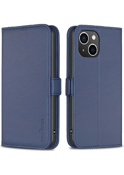 IPhone 15 Için Flip Case Darbeye Tpu Iç Kabuk Manyetik Pu Deri (Yurt Dışından)