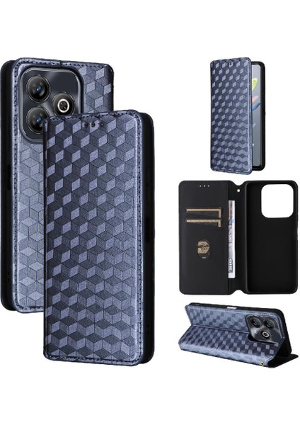 Zte Blade A75 4g 3D Desen Manyetik Kapatma Cüzdan Kartı Için Flip Case (Yurt Dışından)