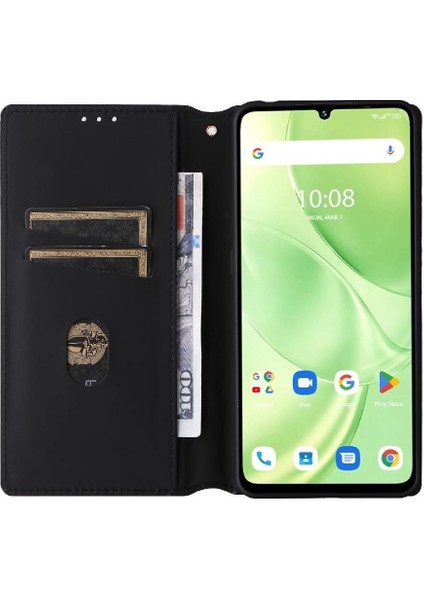 Umidigi G9 5g Manyetik Kapatma Kart Yuvaları Için Flip Case Tutucu 3D Desen (Yurt Dışından)