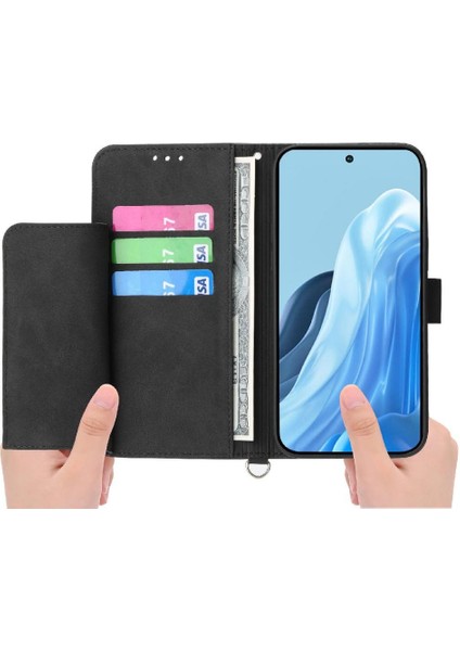 Samsung Galaxy M35 Çoklu Kredi Kartı Yuvaları Için Flip Case Darbeye (Yurt Dışından)