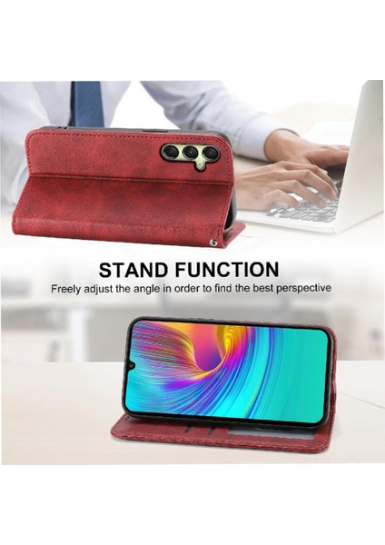 Samsung Galaxy A16 Günlük Kullanım Için Flip Case Eşkenar Dörtgen Şekli El Kayışı Standı (Yurt Dışından)
