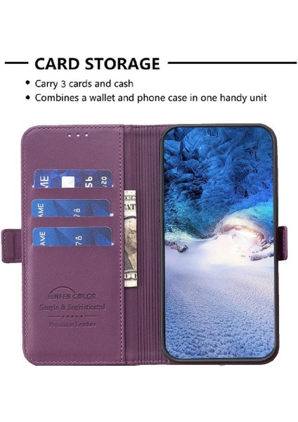IPhone Se 2020/2022 Kart Yuvaları Tutucu Manyetik Pu Deri Için Flip Case (Yurt Dışından)