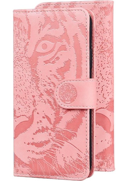 Infinix Sıfır x Pro Deri Cüzdan Kabartmalı Sevimli Kaplan Için Flip Case (Yurt Dışından)