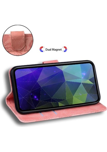 Infinix Sıfır x Pro Deri Cüzdan Kabartmalı Sevimli Kaplan Için Flip Case (Yurt Dışından)