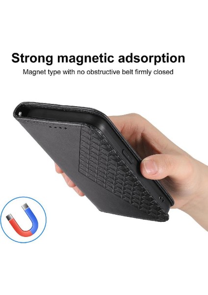 Samsung Galaxy A16 Günlük Kullanım Için Flip Case Eşkenar Dörtgen Şekli El Kayışı Standı (Yurt Dışından)