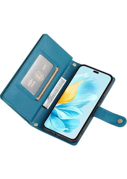 Onur Için Flip Case 200 Lite Standı Cüzdan Crossbody Kayış Iş (Yurt Dışından)