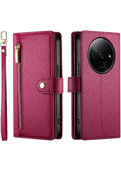 Xiaomi Redmi A3 Için Flip Case Çok Fonksiyonlu Standı Iş Crossbody (Yurt Dışından) fırsatları