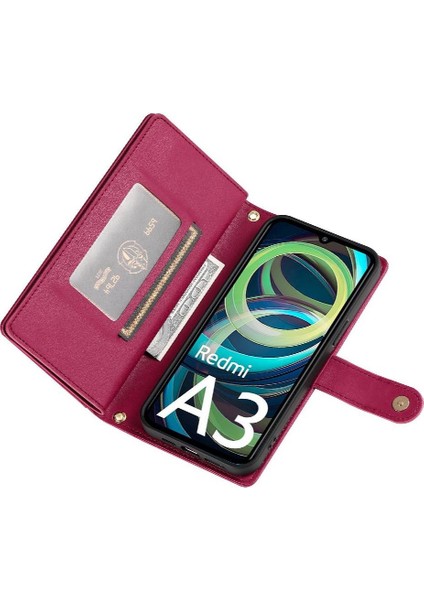 Xiaomi Redmi A3 Için Flip Case Çok Fonksiyonlu Standı Iş Crossbody (Yurt Dışından) indirimleri
