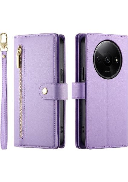 Xiaomi Redmi A3 Için Flip Case Çok Fonksiyonlu Standı Iş Crossbody (Yurt Dışından)