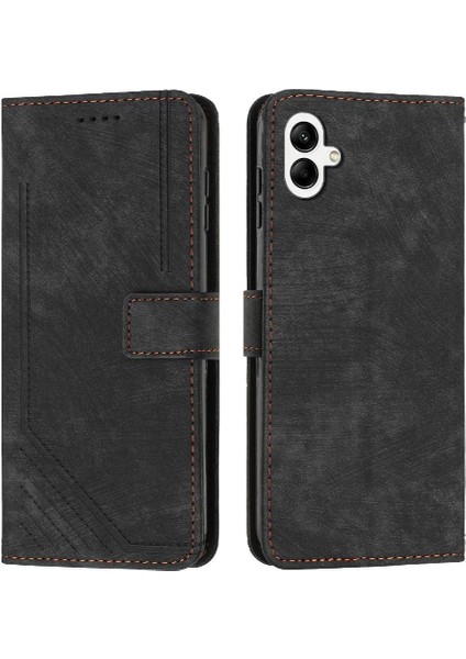 Samsung Galaxy A06 Pu Deri Kart Ekleme Kickstand Için Flip Case (Yurt Dışından)