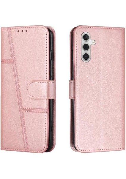 Samsung Galaxy A16 Için Flip Case Pu Deri Kart Ekleme Kickstand Tam (Yurt Dışından)
