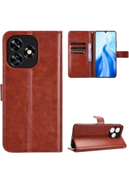 Oukitel C51 Manyetik Kart Tutucu Cüzdan Flip Kapak Için Kılıf (Yurt Dışından)